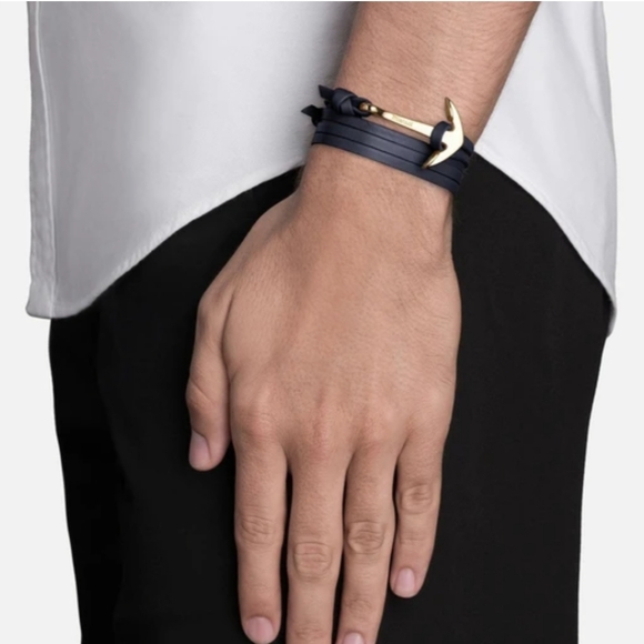 Miansai burgundy leather wrap bracelet - Picture 6 of 11